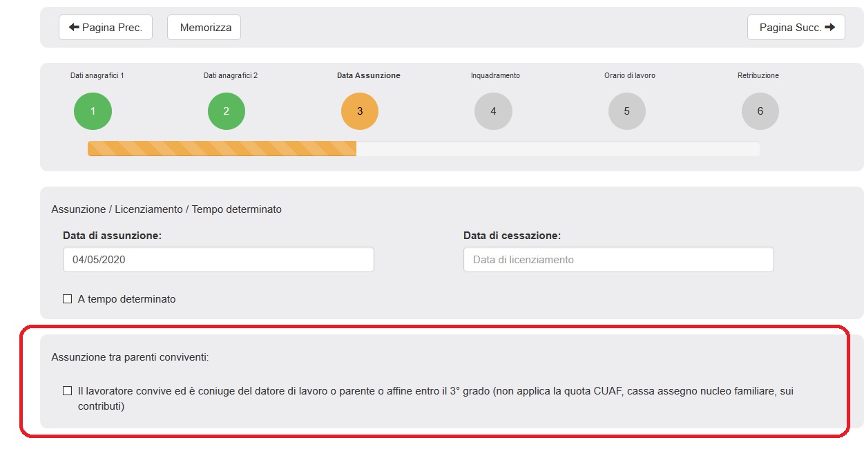 Assunzione di un parente come colf o badante - WebColf