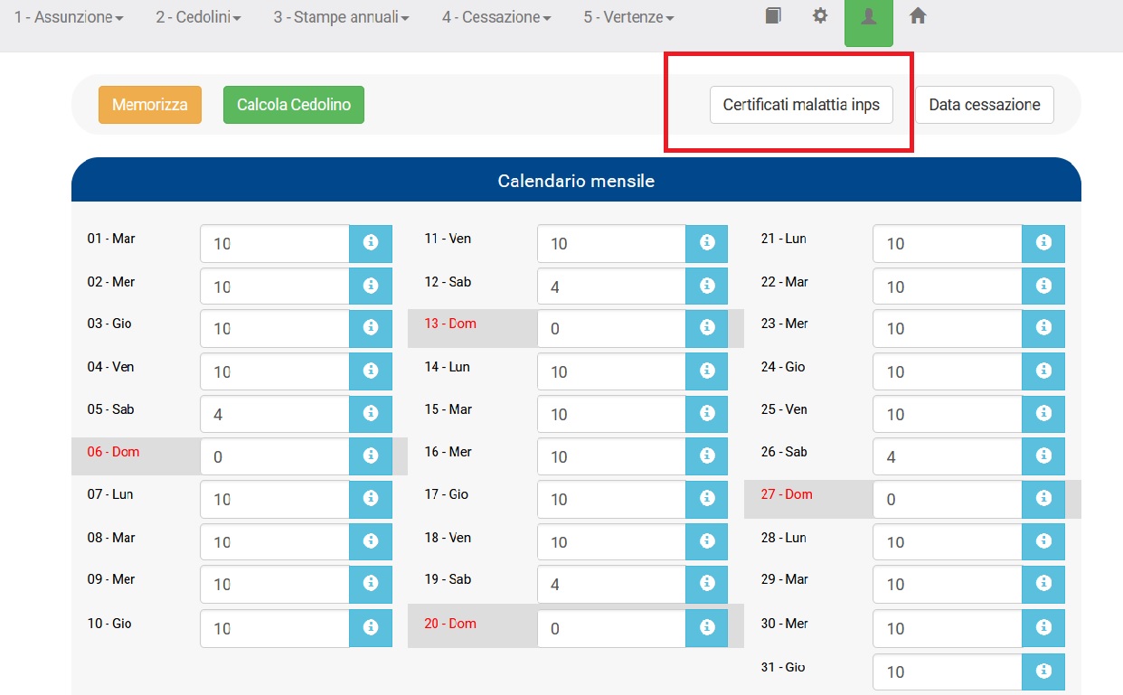 come scaricare certificato malattia colf badante